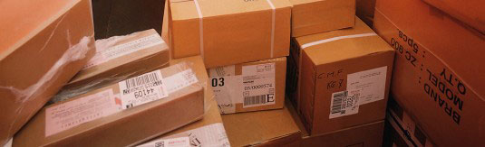 foto de varios paquetes de diferentes tamaos